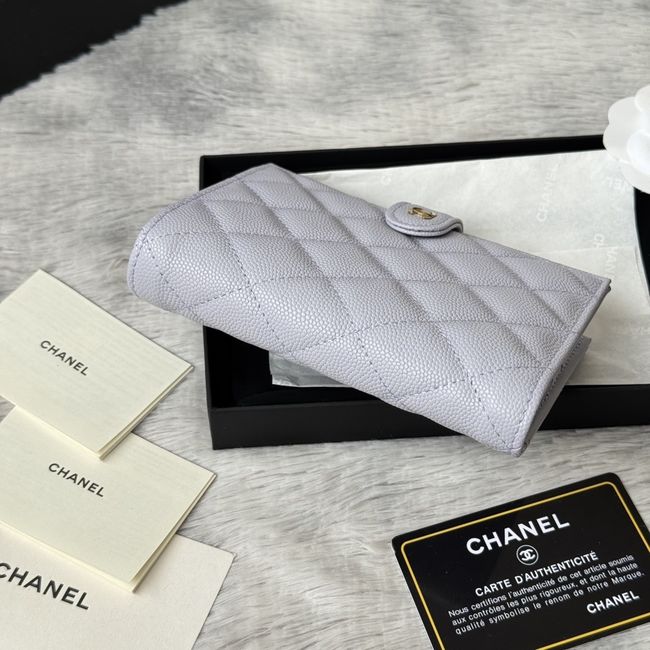 Chanel Passport Holder AP3196 Light gray