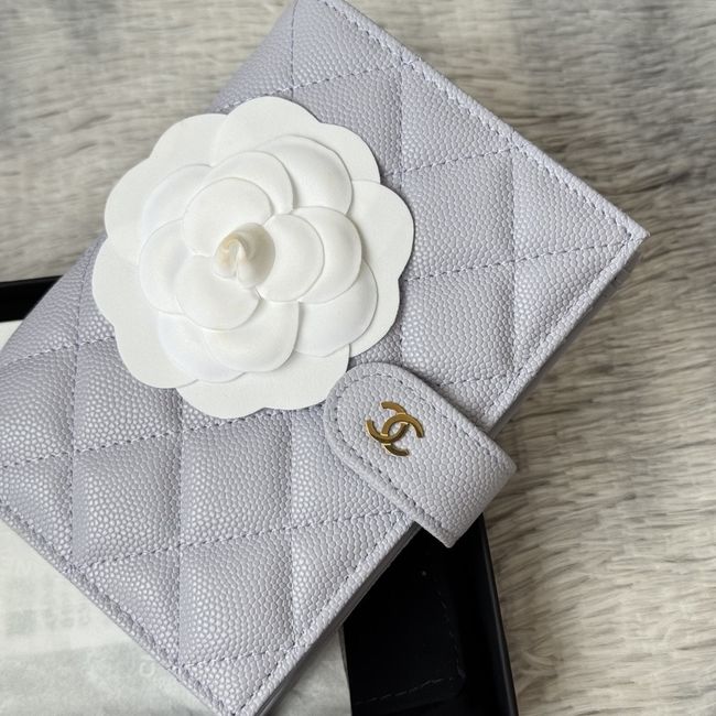 Chanel Passport Holder AP3196 Light gray