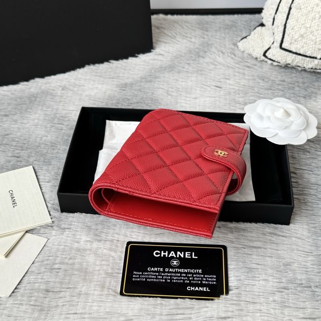 Chanel Passport Holder AP3196 red