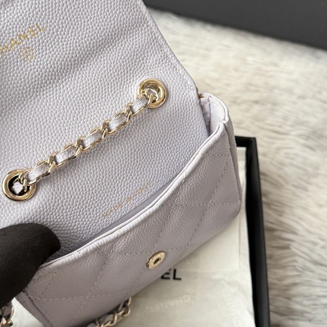Chanel Wallet on Chain AP2401 light gray