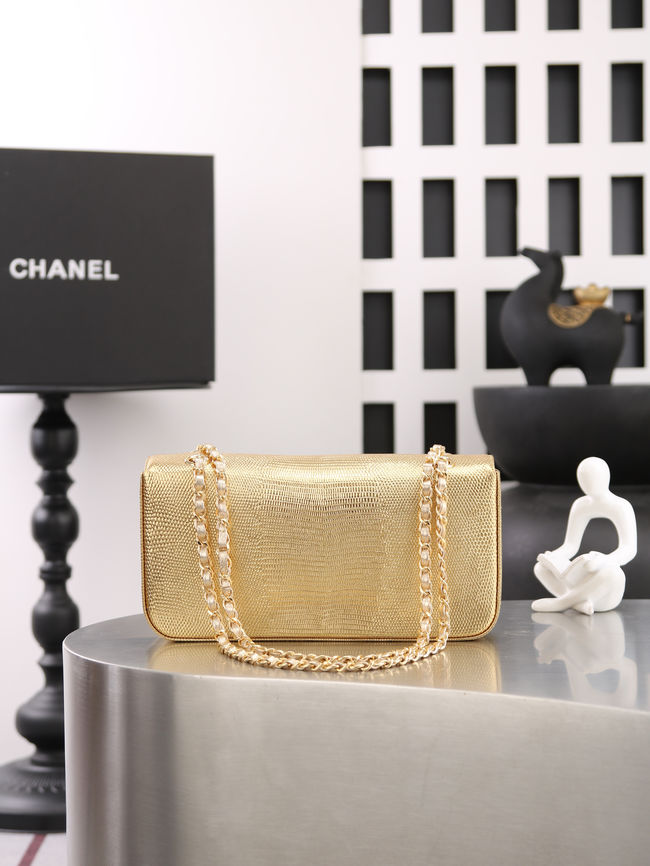 Chanel small Flap Bag AS6568 Gold