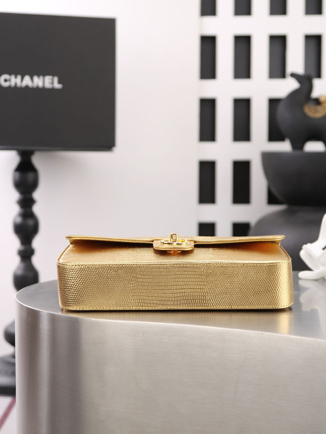 Chanel small Flap Bag AS6568 Gold