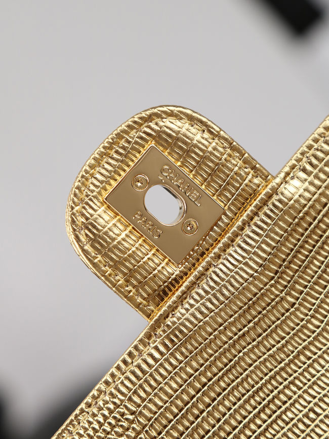 Chanel small Flap Bag AS6568 Gold