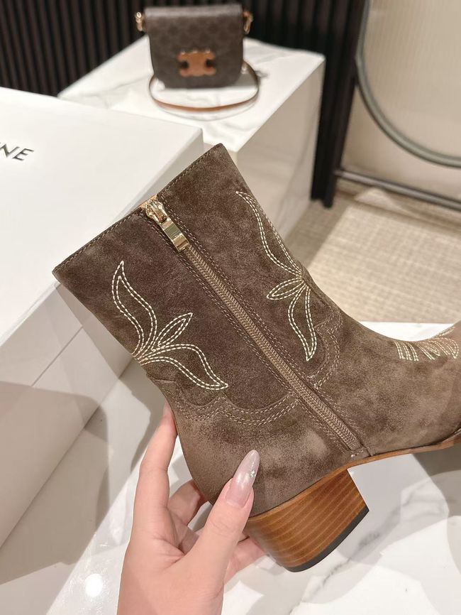 Celine Suede Lambskin BOOT 95400-4