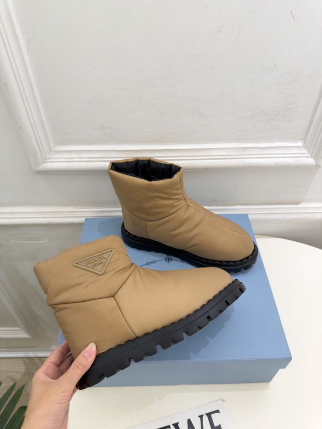 Prada Re-Nylon gabardine apres-ski boots 95396-1