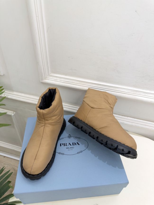 Prada Re-Nylon gabardine apres-ski boots 95396-1