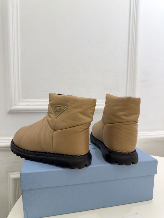 Prada Re-Nylon gabardine apres-ski boots 95396-1
