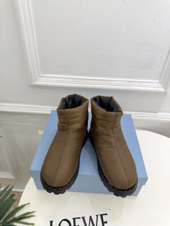 Prada Re-Nylon gabardine apres-ski boots 95396-2
