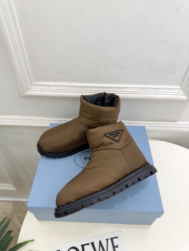 Prada Re-Nylon gabardine apres-ski boots 95396-2