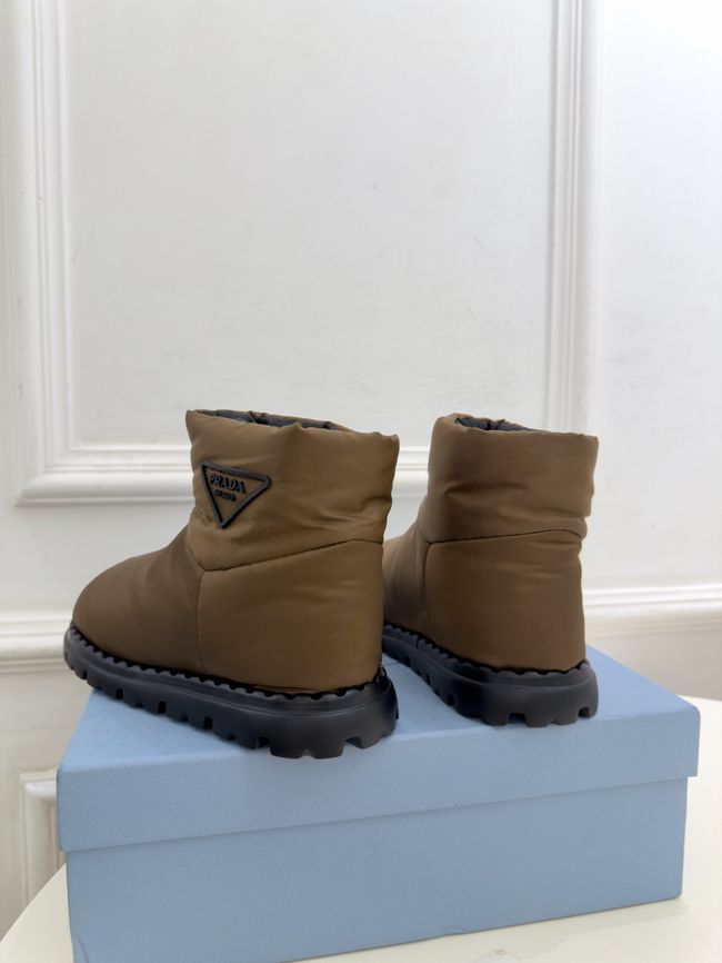 Prada Re-Nylon gabardine apres-ski boots 95396-2