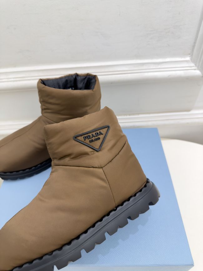 Prada Re-Nylon gabardine apres-ski boots 95396-2