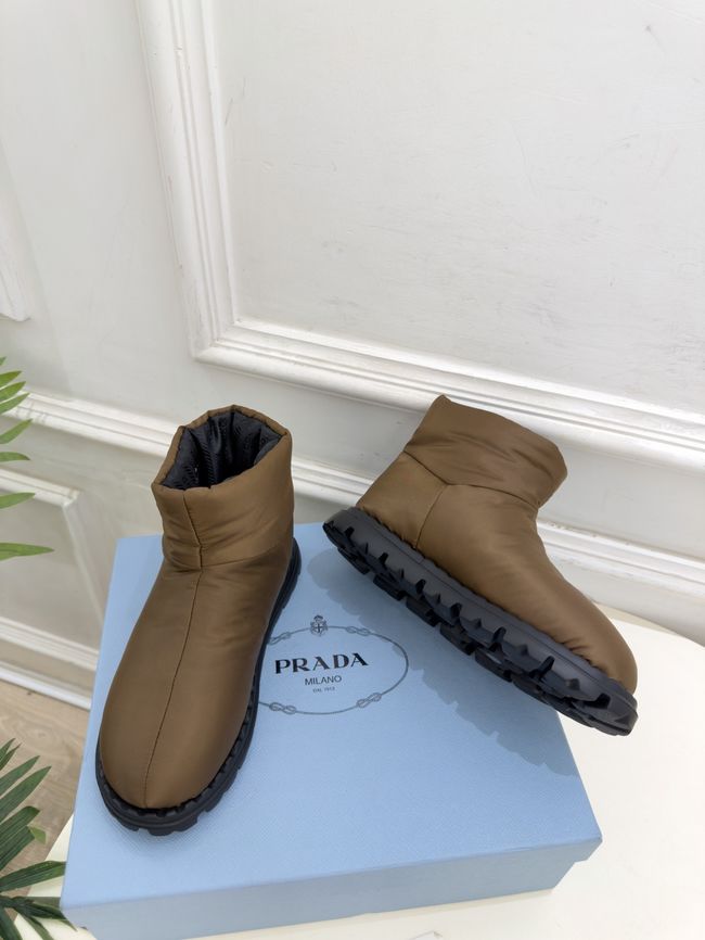 Prada Re-Nylon gabardine apres-ski boots 95396-2