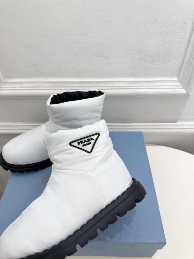 Prada Re-Nylon gabardine apres-ski boots 95396-3