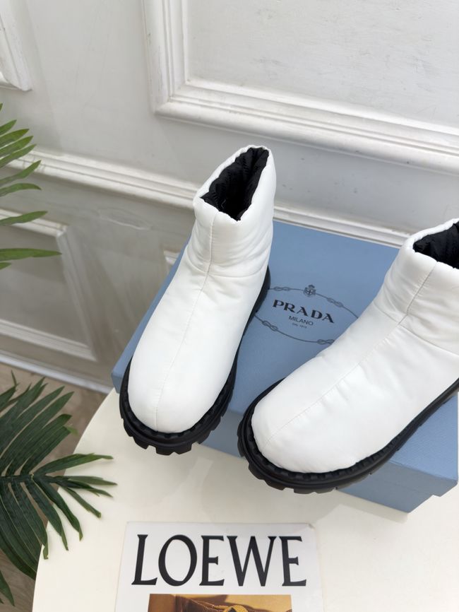Prada Re-Nylon gabardine apres-ski boots 95396-3
