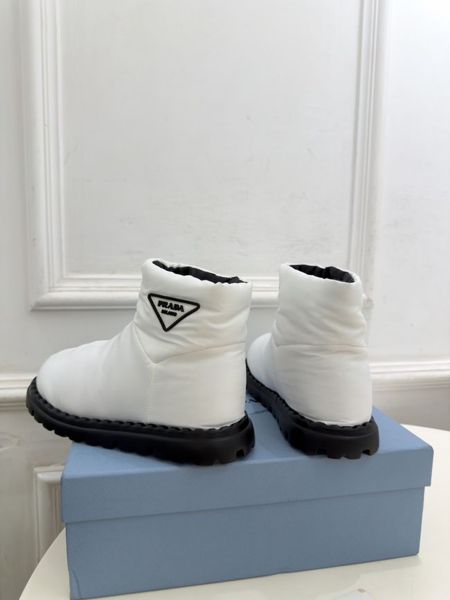 Prada Re-Nylon gabardine apres-ski boots 95396-3