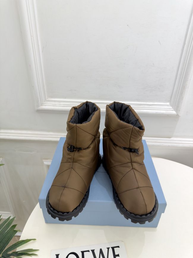 Prada Re-Nylon gabardine apres-ski boots 95397-1