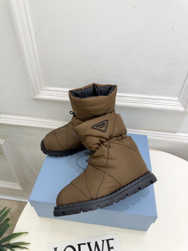 Prada Re-Nylon gabardine apres-ski boots 95397-1