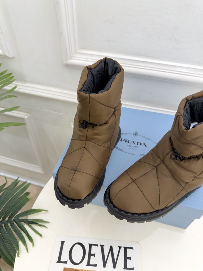 Prada Re-Nylon gabardine apres-ski boots 95397-1