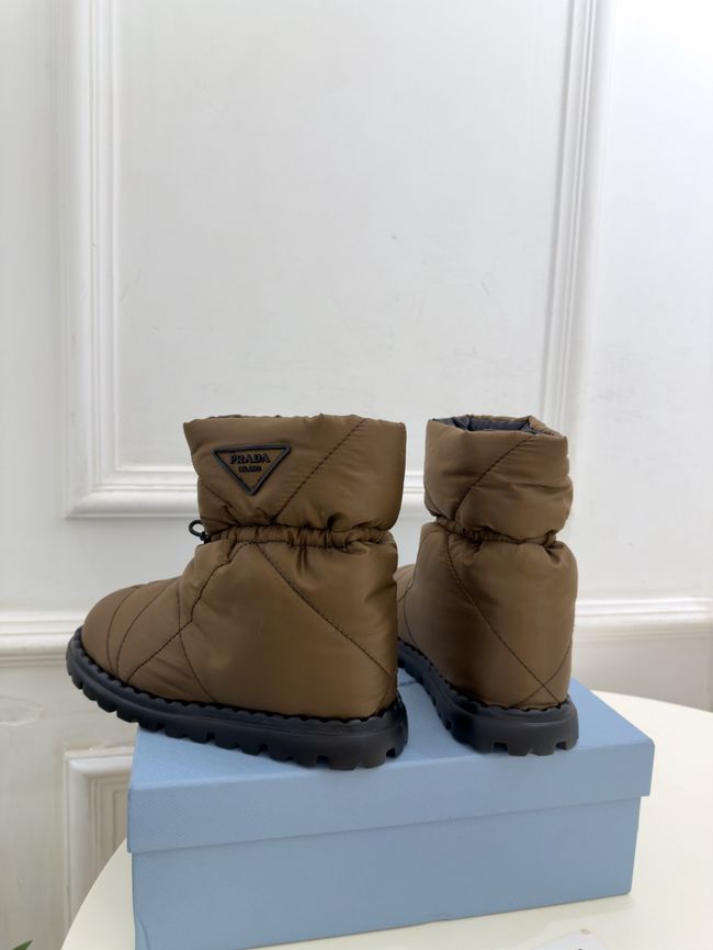 Prada Re-Nylon gabardine apres-ski boots 95397-1