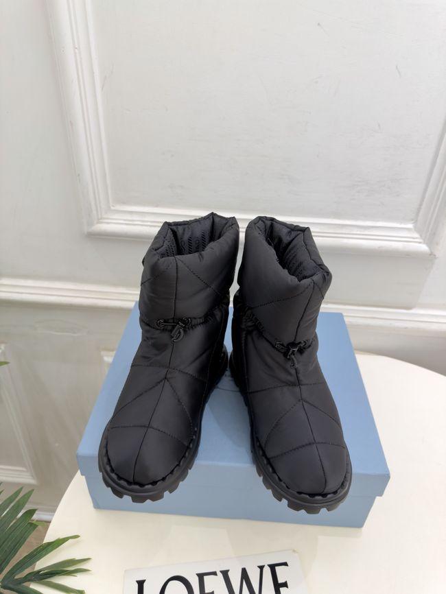 Prada Re-Nylon gabardine apres-ski boots 95397-2