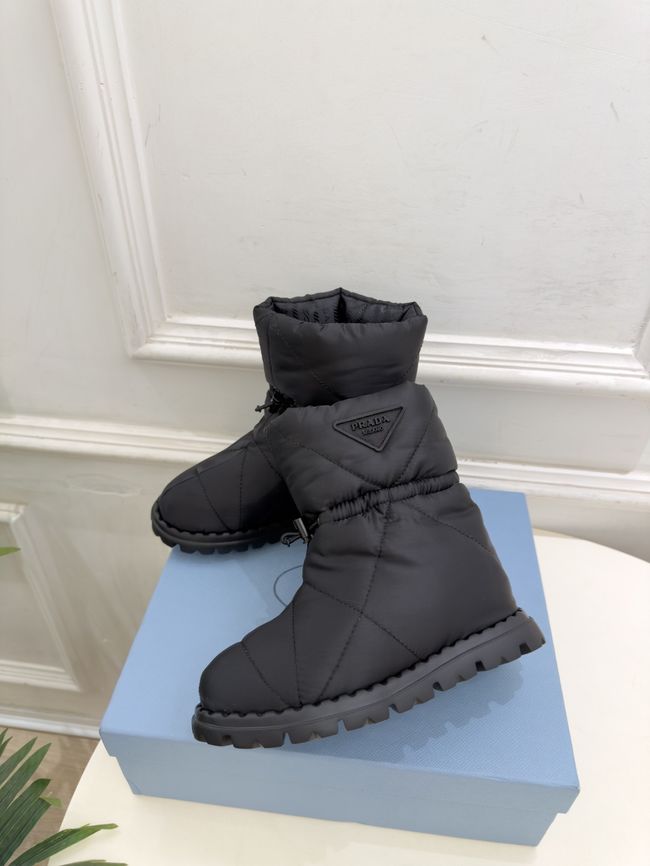 Prada Re-Nylon gabardine apres-ski boots 95397-2