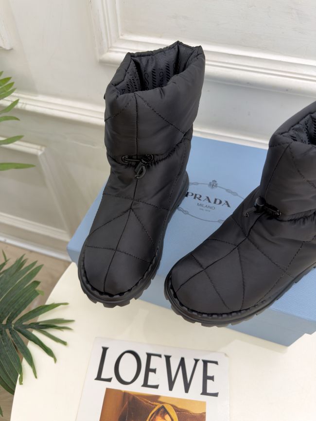 Prada Re-Nylon gabardine apres-ski boots 95397-2