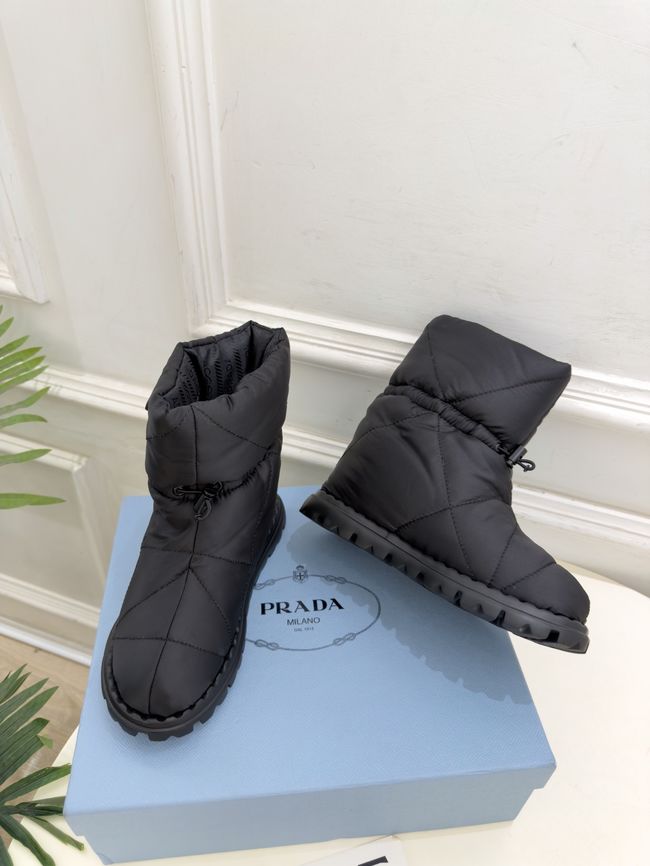 Prada Re-Nylon gabardine apres-ski boots 95397-2