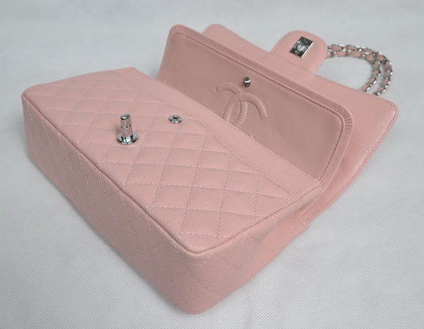Chanel 2.55 Quilted Flap Bag 1112 Pink with Silver Hardware Chanel 2.55 Quilted Flap Bag 1112 Pink with Silver Hardware