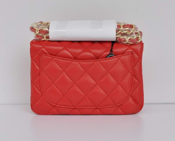 Cheap Chanel Classic mini Flap Bag 1115 Red Sheepskin Golden Hardware Cheap Chanel Classic mini Flap Bag 1115 Red Sheepskin Golden Hardware