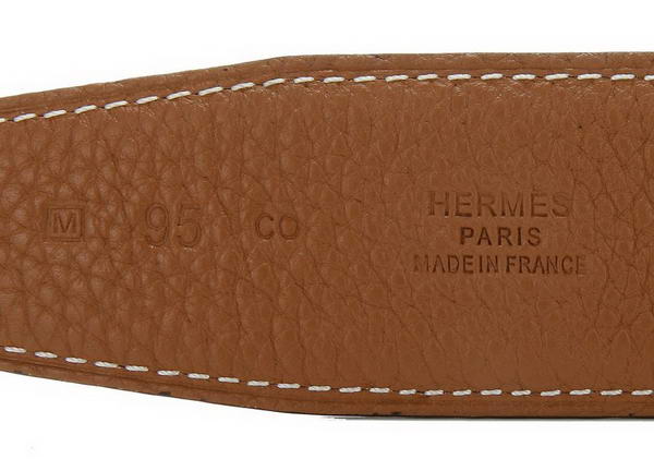 Hermes Belts Original Leather Diamond Golden Ochre Hermes Belts Original Leather Diamond Golden Ochre