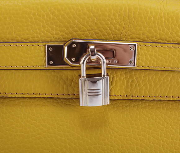Hermes Kelly 32cm Togo Leather Handbags 6018 Yellow Golden Hermes Kelly 32cm Togo Leather Handbags 6018 Yellow Golden
