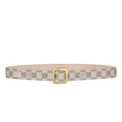 Louis Vuitton Tresor Damier Azur Belt M9730V Louis Vuitton Tresor Damier Azur Belt M9730V