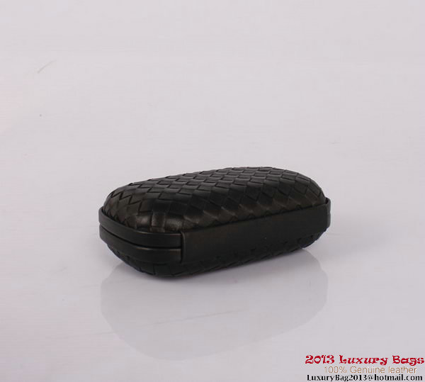 Bottega Veneta Intrecciato Silk Stretch Knot Clutches BV8615 Black Bottega Veneta Intrecciato Silk Stretch Knot Clutches BV8615 Black