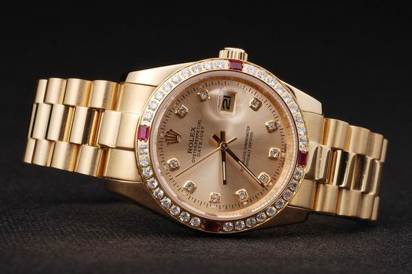 Rolex Datejust Diamond Cutwork Men Watch-RD2403 Rolex Datejust Diamond Cutwork Men Watch-RD2403