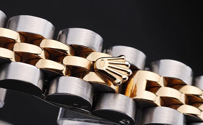 Rolex Datejust Golden White 25mm Women Watch-RD3833 Rolex Datejust Golden White 25mm Women Watch-RD3833