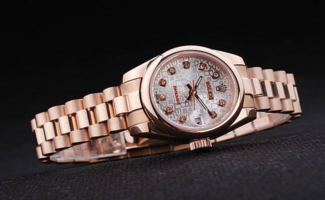 Rolex Datejust Rose Gold White Surface 25mm Watch-RD3759 Rolex Datejust Rose Gold White Surface 25mm Watch-RD3759